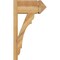 Ekena Millwork Olympic Arts & Crafts Rough Sawn Outlooker, Western Red Cedar, 8"W x 16"D x 28"H OUT08X16X28OLY03RWR - alternate 4